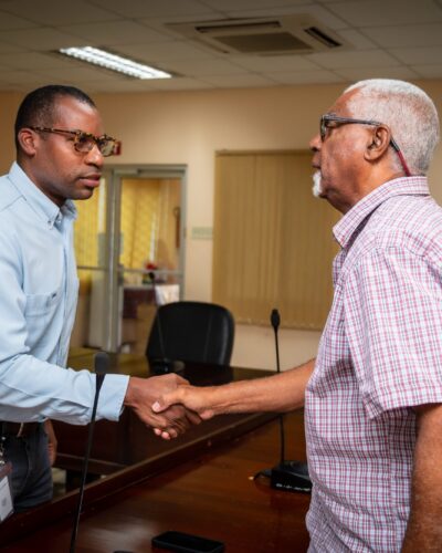 President listens to Minority Leader